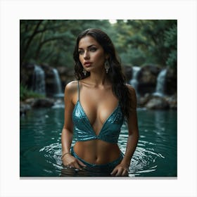 Beautiful Woman Canvas Print