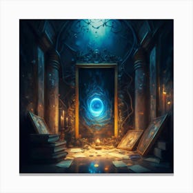 Room With A Door Canvas Print