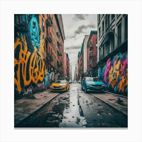 Graffiti Street Art 2 Canvas Print