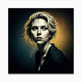 Scarlett Johansson 3 Canvas Print