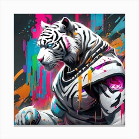 White Tiger 17 Canvas Print