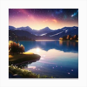 Starry Night Sky 1 Canvas Print
