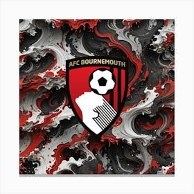 A.F.C. Bournemouth Logo Wall Arts 31 Canvas Print