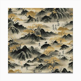 Asian Landscape Canvas Print