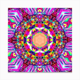 Psychedelic Mandala 55 Canvas Print