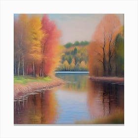 Streams of Fall Canvas Print