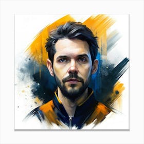 Portrait Of A Man 3 Canvas Print