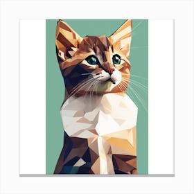 Cat Painting Canvas Print