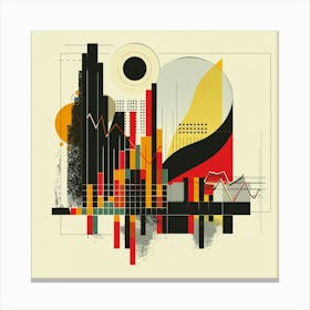 Abstract Cityscape 1 Canvas Print