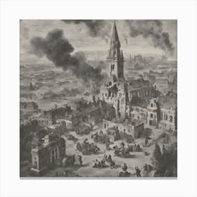 City Of Brussels Canvas Print
