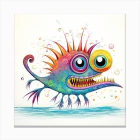 Monster Fish Canvas Print