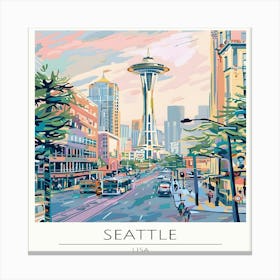 Seattle Skyline Canvas Print