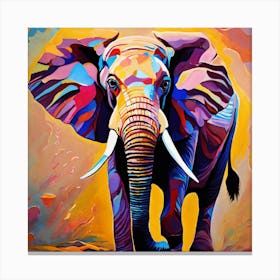 Elephant Painting Canvas Print