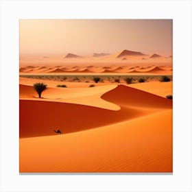 Desert Landscape - Desert Stock Videos & Royalty-Free Footage 7 Canvas Print