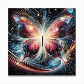 Galaxy Butterfly Art 3 Canvas Print