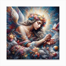 Angel Painting Canvas Print