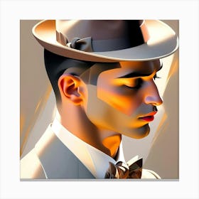 Creative Male Portrait 36 Canvas Print