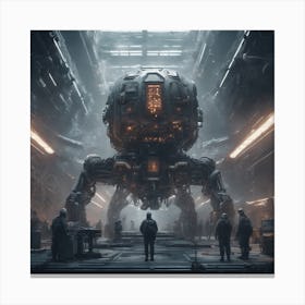 Futuristic City 4 Canvas Print