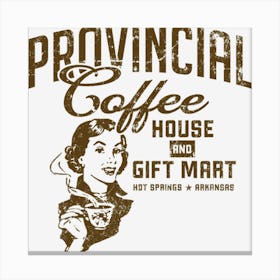 Provincial Coffee House Canvas Print