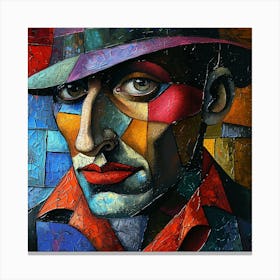 Man In A Hat 3 Canvas Print