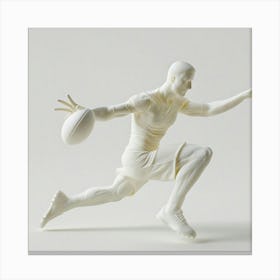 Rugby Player Canvas Print