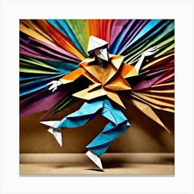 Origami Dancer 112 Canvas Print