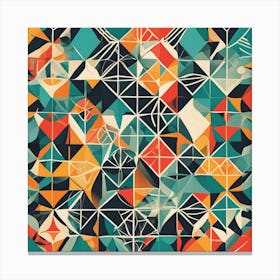 Abstract Geometric Pattern 17 Canvas Print