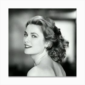 American Actress Grace Kelly Canvas Print