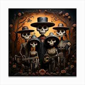 Day Of The Dead 7 Canvas Print