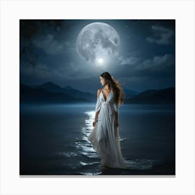 Full Moon Canvas Print