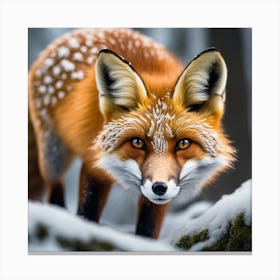 Red Fox 7 Canvas Print