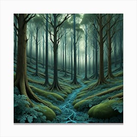 Twilight Forest 6 Canvas Print