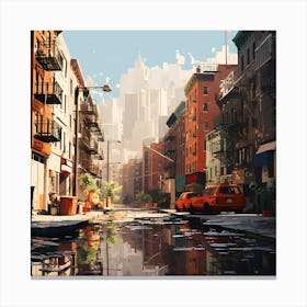 Urban Life 2 Canvas Print