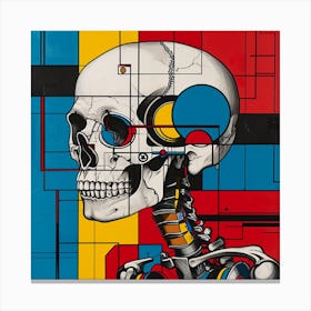 Skeleton 16 Canvas Print