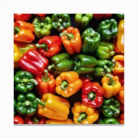 Colorful Peppers 29 Canvas Print