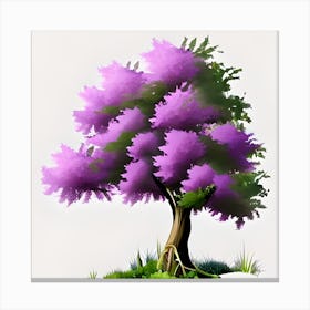 Purple Tree 1 Canvas Print