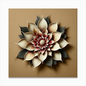 Paper Flower 2 Canvas Print