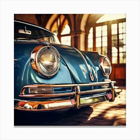 Door History Classic Detail Window Front Closeup Headlamp Sunlight Bumper Transport Auto (5) 2 Canvas Print