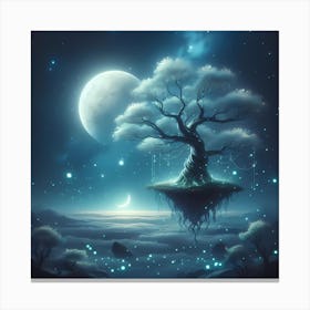 Tree In The Sky 1 Canvas Print