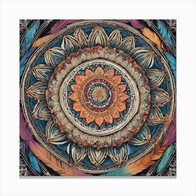 Mandala 52 Canvas Print