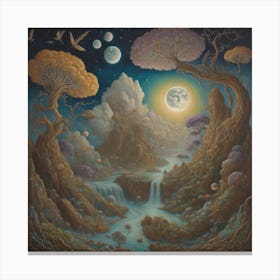 'Moonscape' Canvas Print