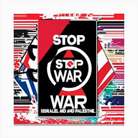 Stop war Canvas Print