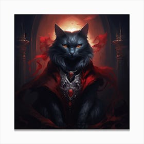 The Feline Overlord Canvas Print