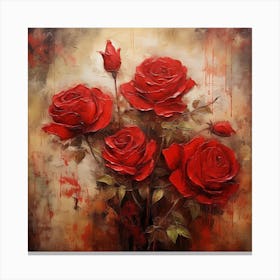 Red Roses Canvas Print