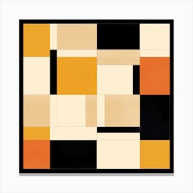 Squares Sonata: Mid Century Geometric Canvas Print