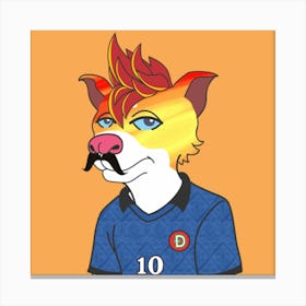 Soccer Doge #1279 Canvas Print