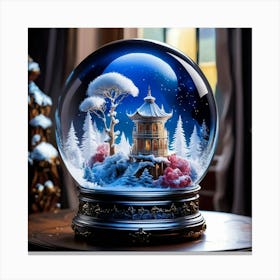 Snow Globe Canvas Print