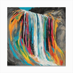 Rainbow Waterfall 2 Canvas Print