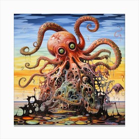 Octopus 13 Canvas Print