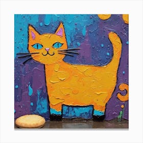 Adorable Orange Cat Canvas Print